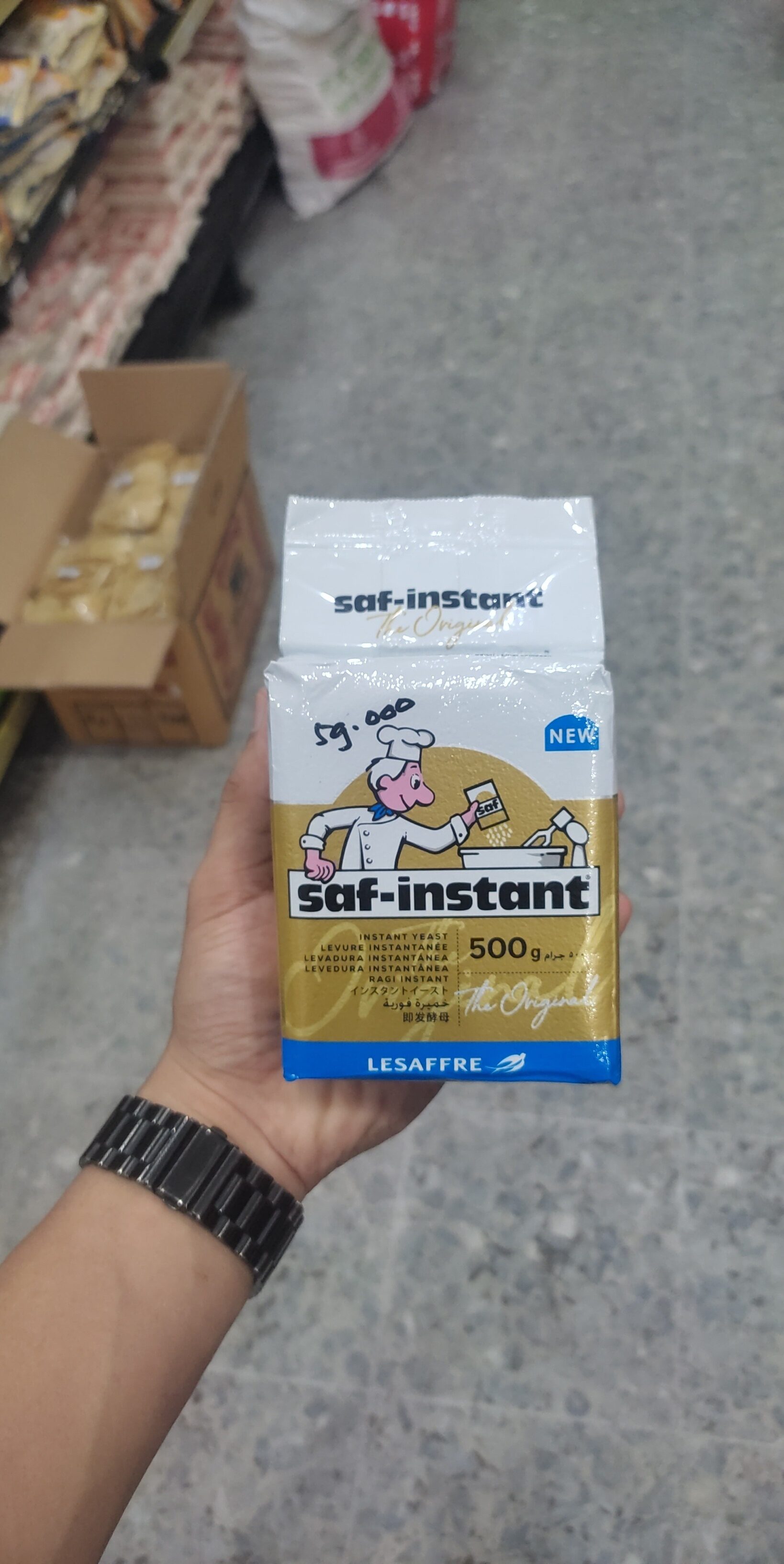 Saf-Instant Levedura Ouro 500g 20u