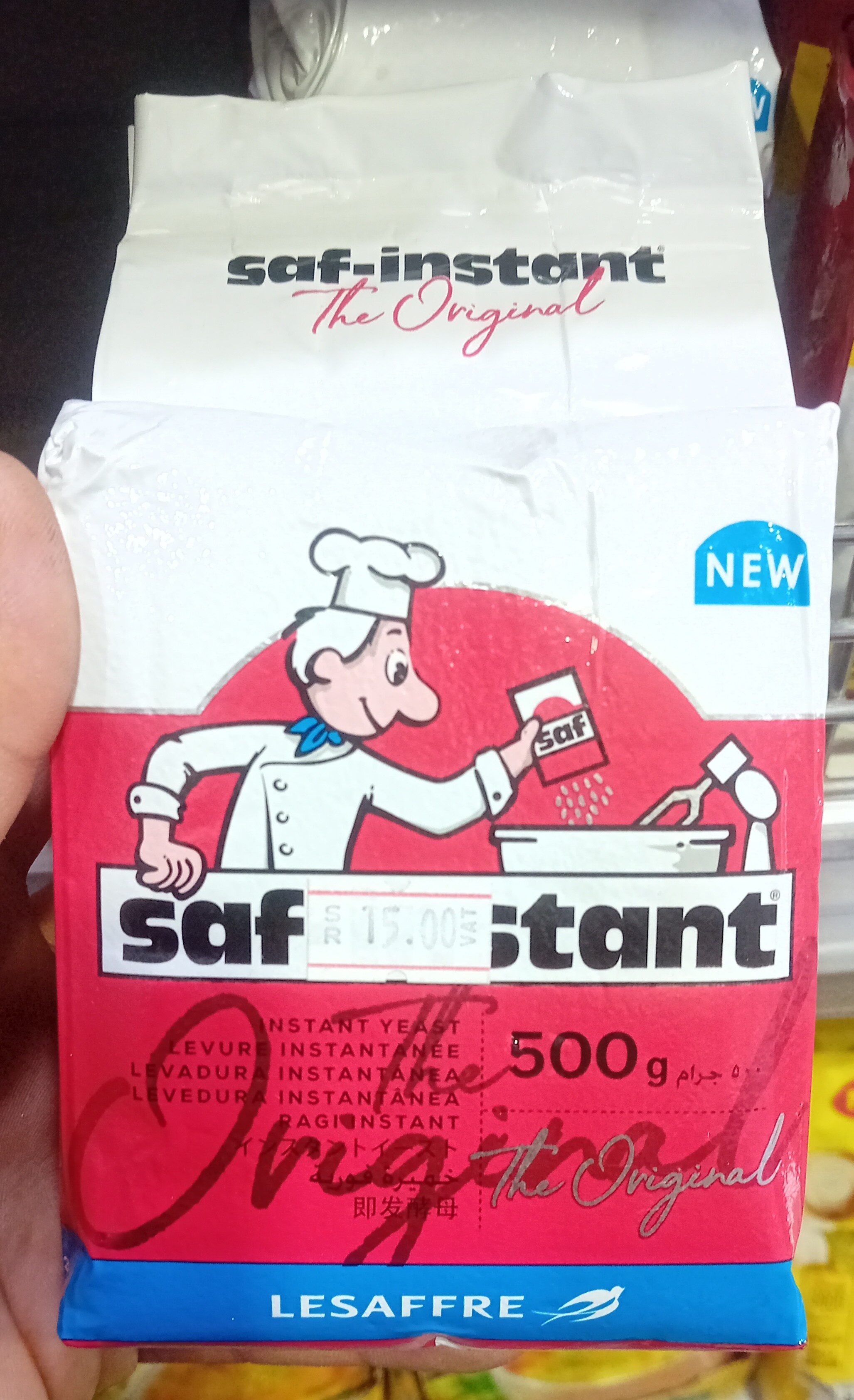Saf-Instant Levedura 500g 20u