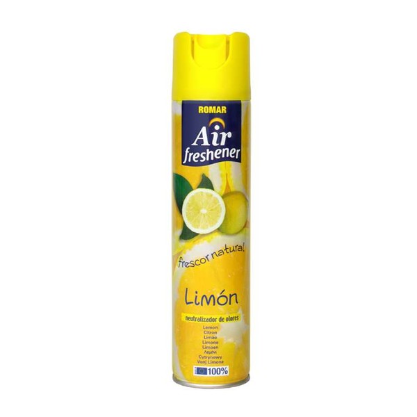 Amb. Spray Limão 300 ml Romar