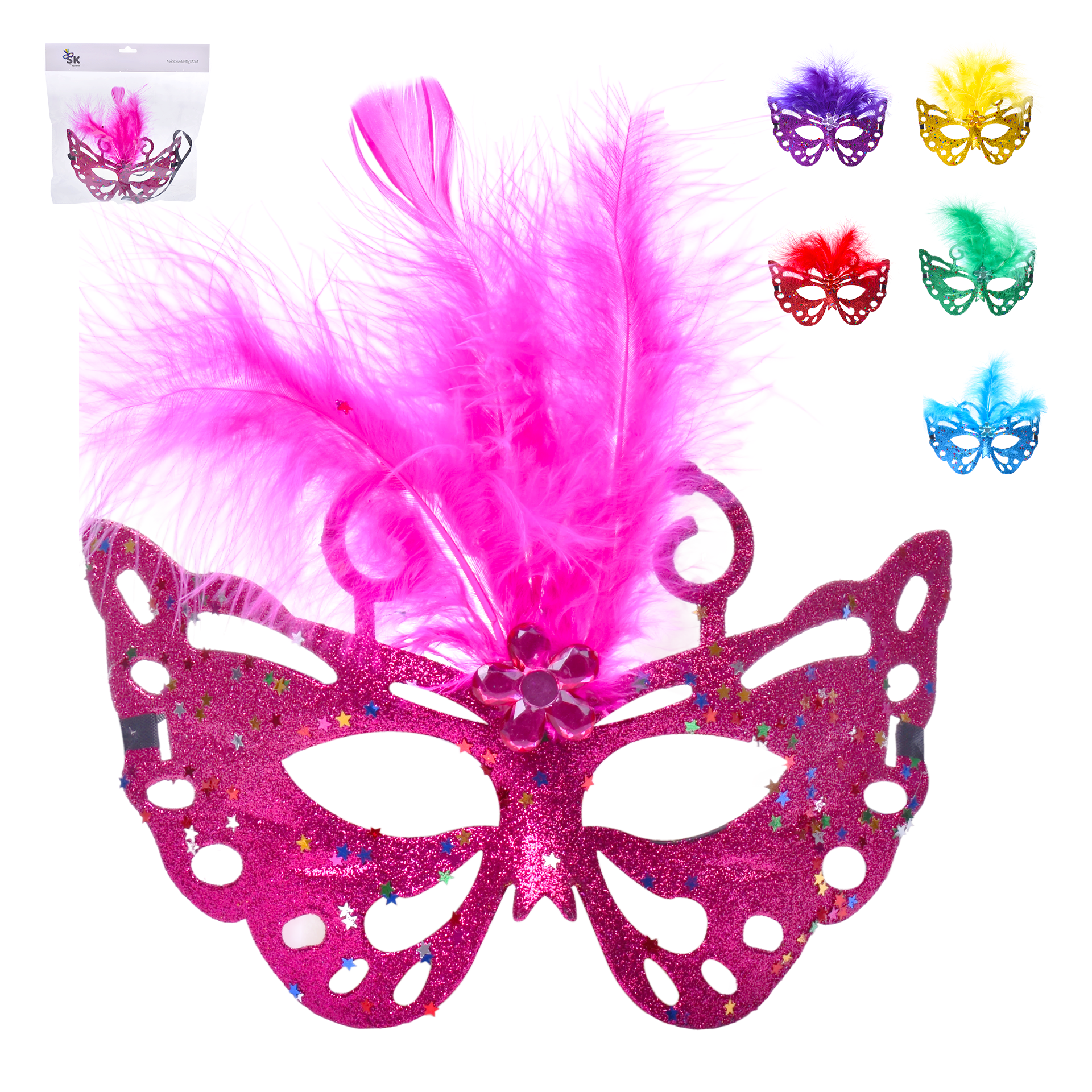 Mascara Brincadeira Carnaval