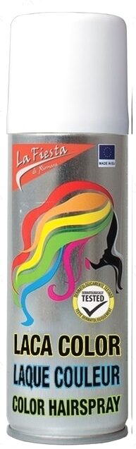 Laca Cabelo Color Spray Branco
