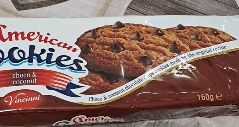 Bolacha American Cockies Coco160 gr