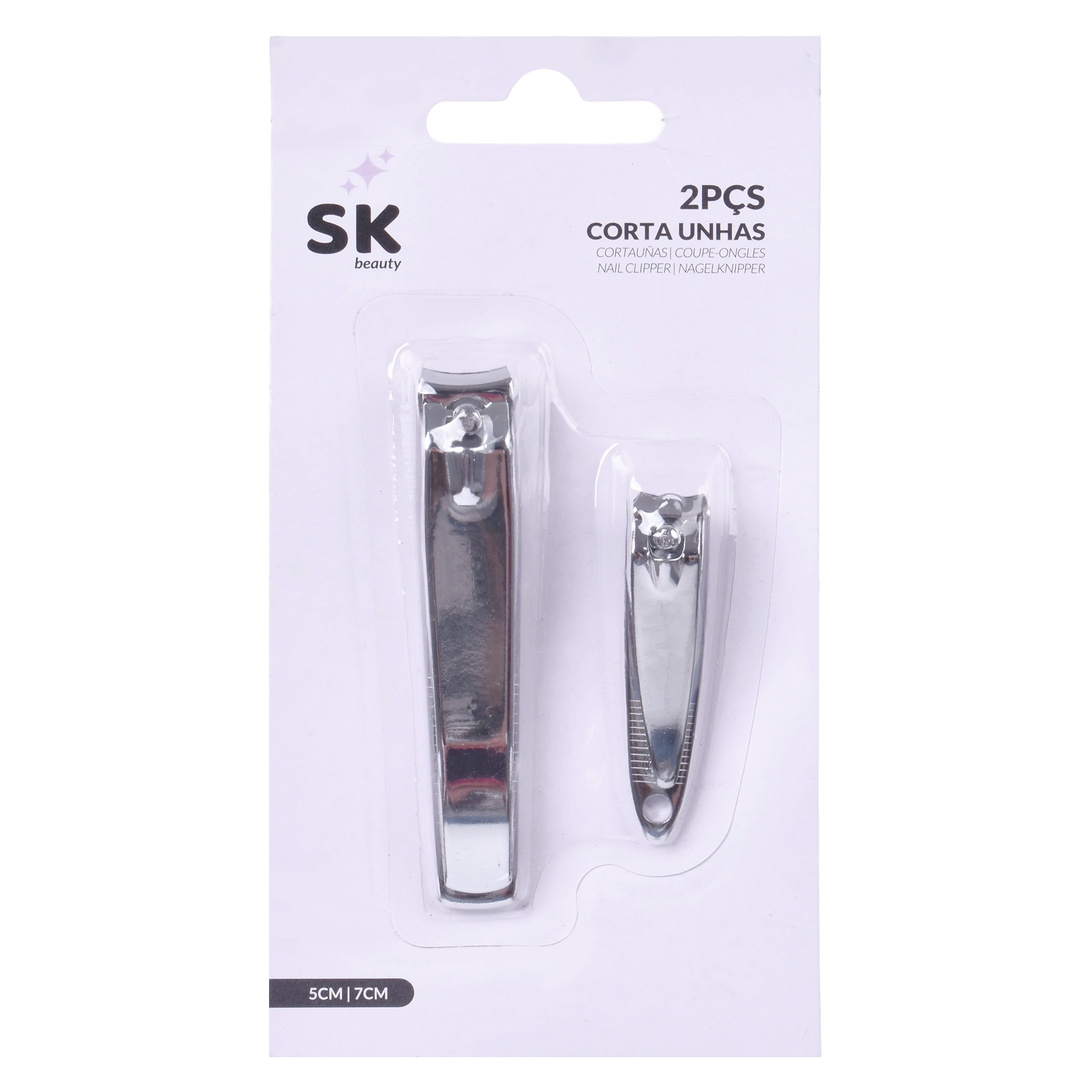 Corta Unhas 5+7cm Pack 2