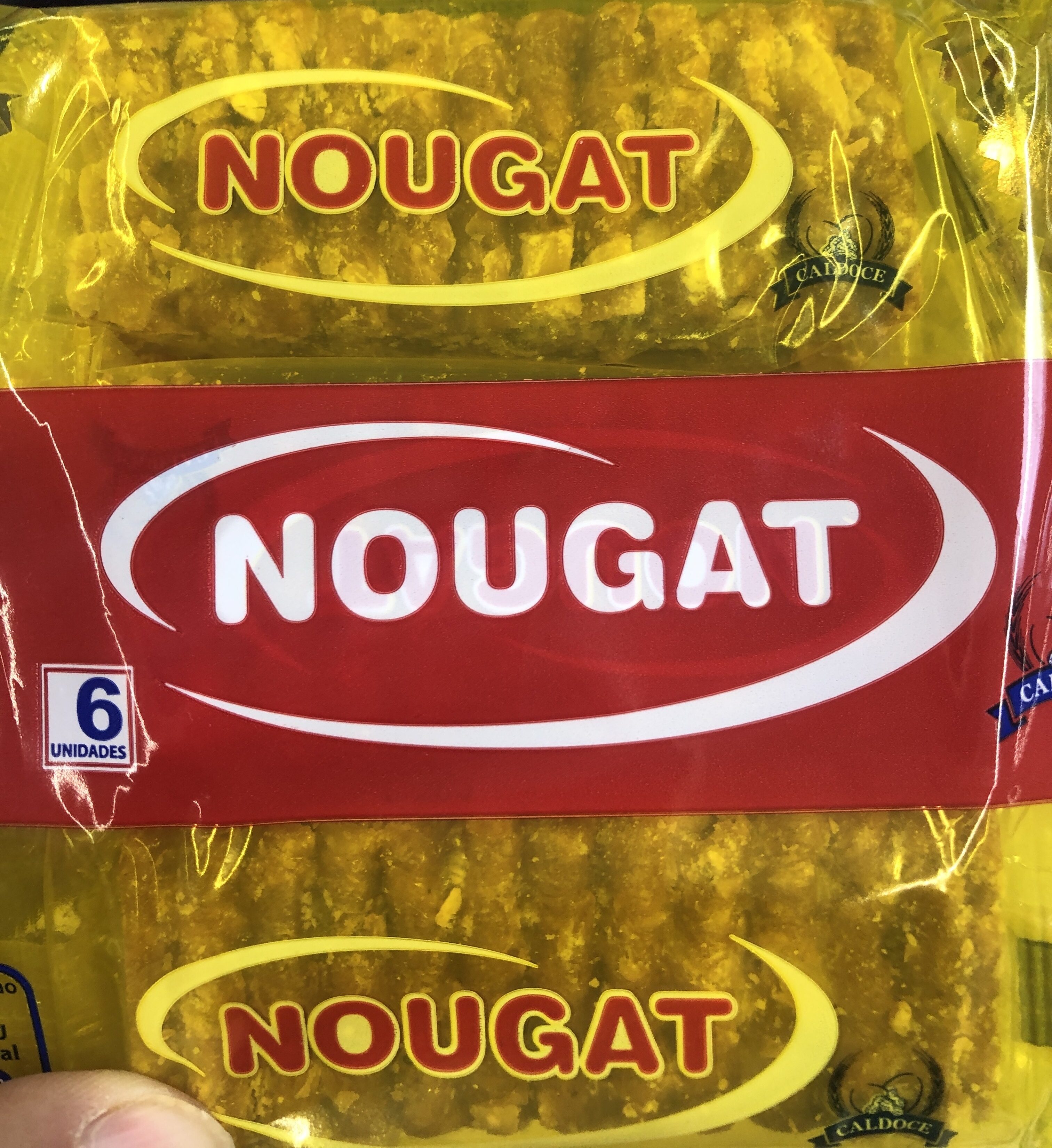 Nougat Pack 6 unid.Caldoce