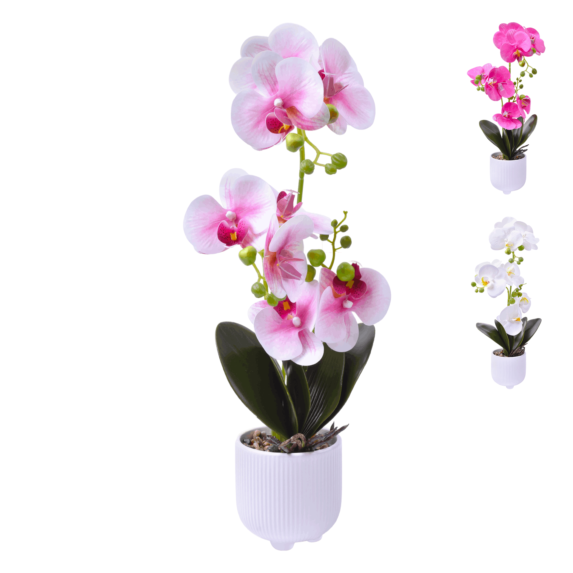 Vaso Orquidea Artificial 50 cm