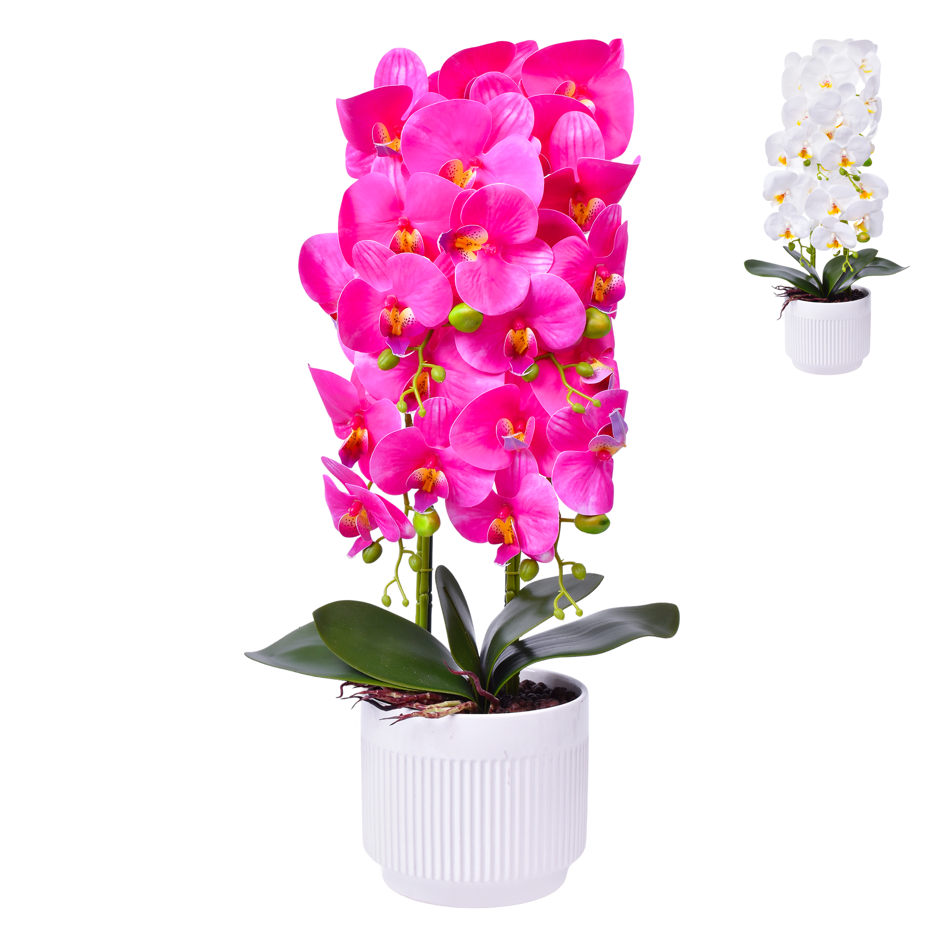 Vaso Orquidea Artificial 65 cm