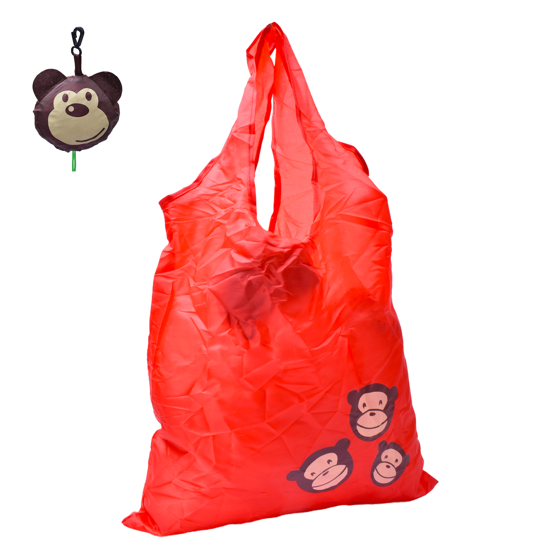 Saco Compras Dobravél Macaco