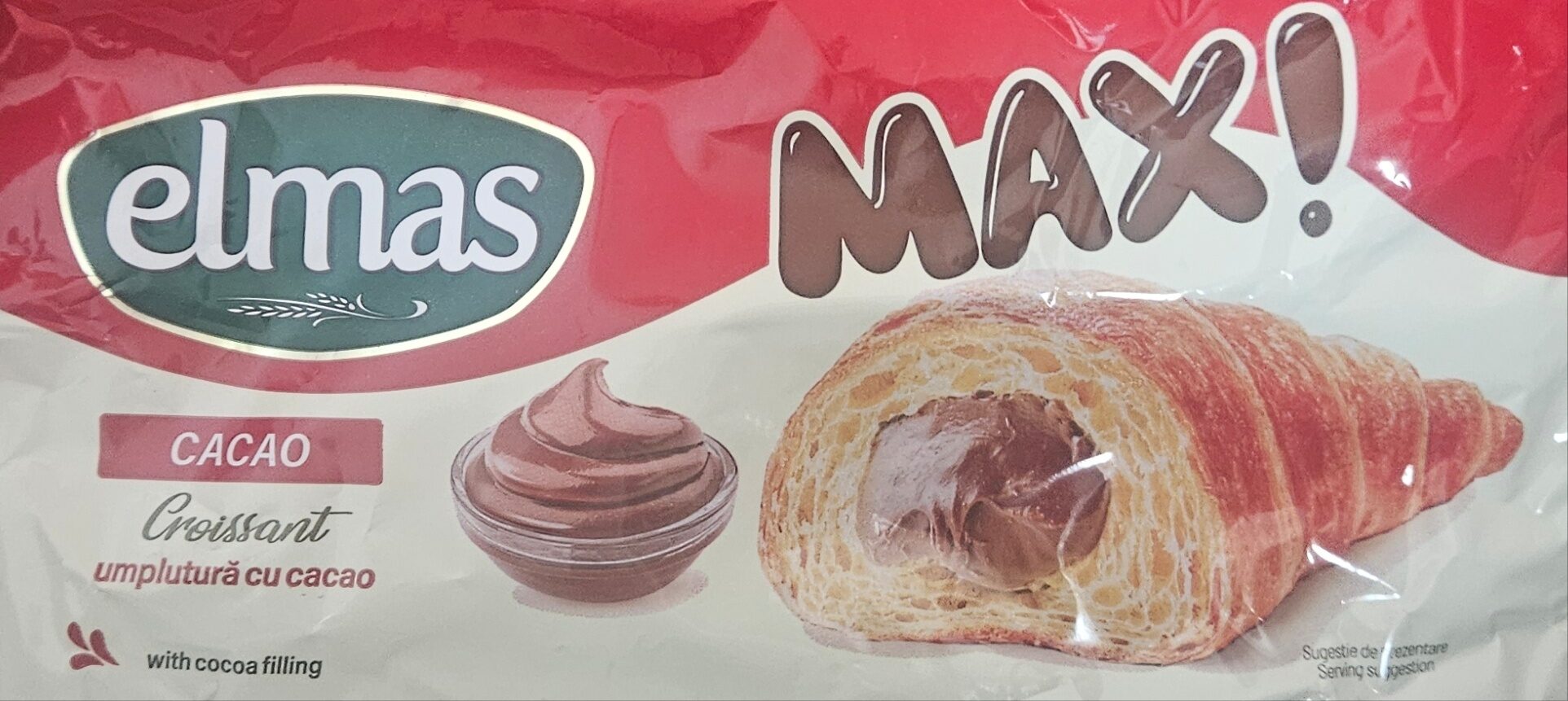 Elmas Croissant XL Cacau 80 gr