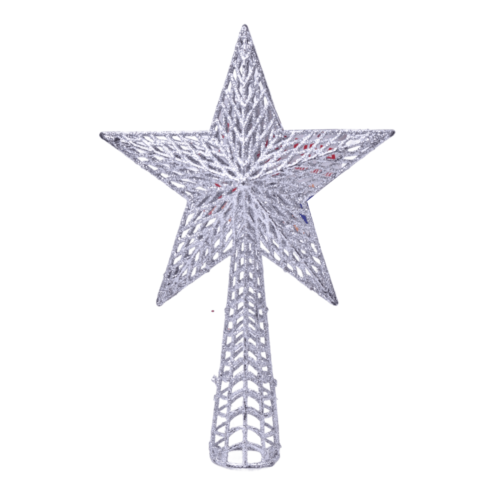 Decoração Natal Estrela Prateada
